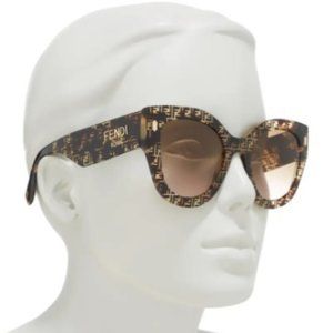 $228 *NEW* FENDI ROMA 52mm Cat Eye Sunglasses